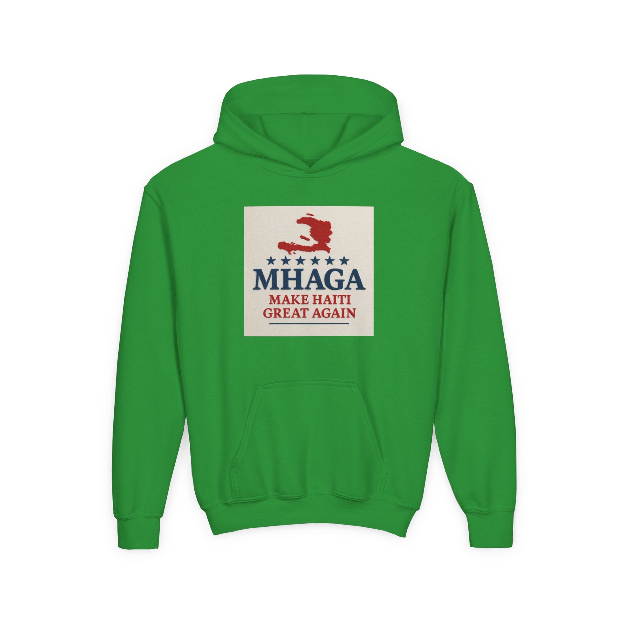 Youth Hooded Sweatshirt with 'Make Haiti Great Again' Design - Cozy, Trendy Hoodie for Youth, Perfect Gift for Holidays, Casual Wear, [...]