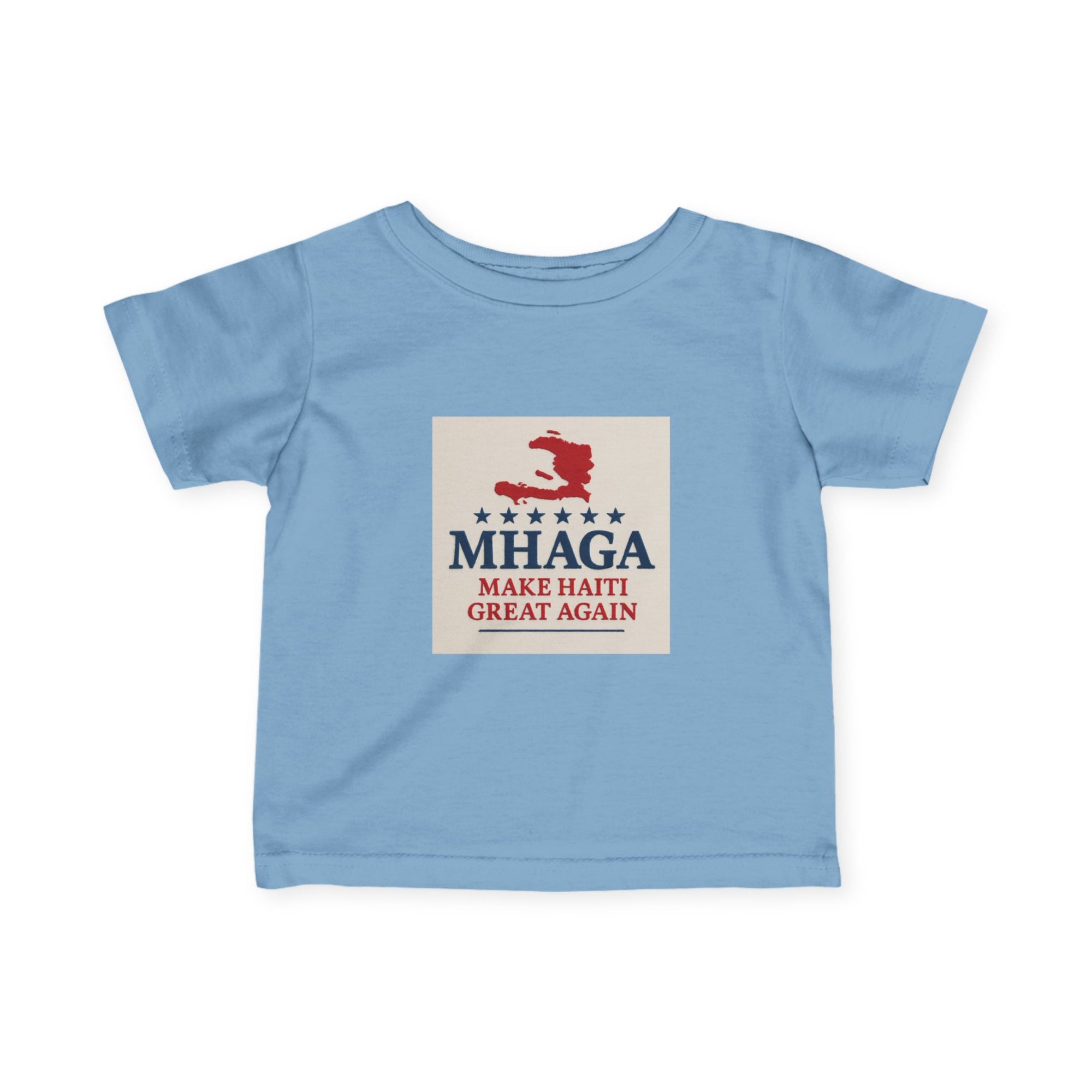 Infant Fine Jersey Tee with 'MHAGA' Design - Cute Baby T-Shirt, Toddler Apparel, Baby Shower Gift, Toddler Outfit, Gift for New Parents