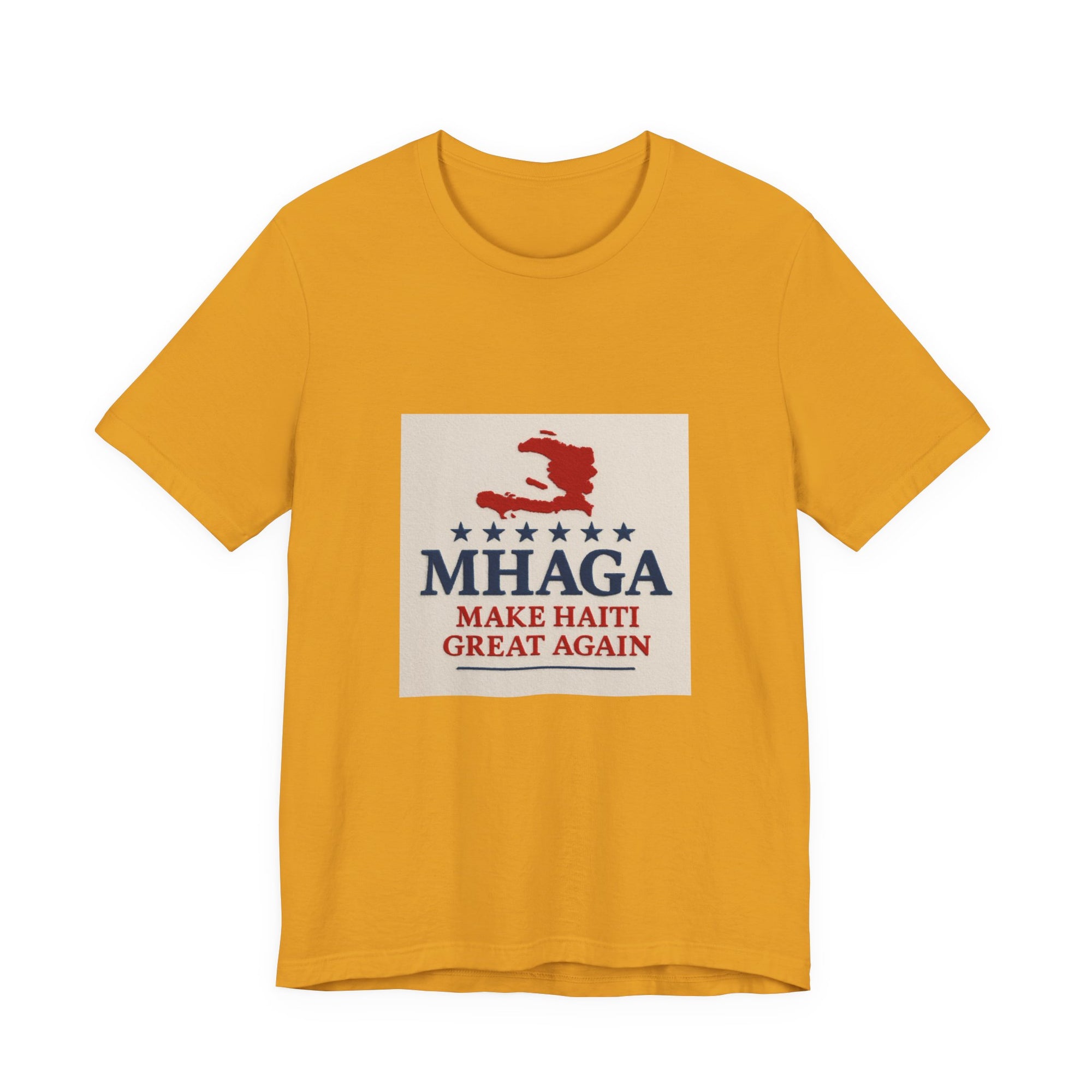 Unisex Jersey Short Sleeve Tee – MHAGA Make Haiti Great Again Shirt, Casual Wear, Gift for Activists, Festival Apparel, Travel Tee