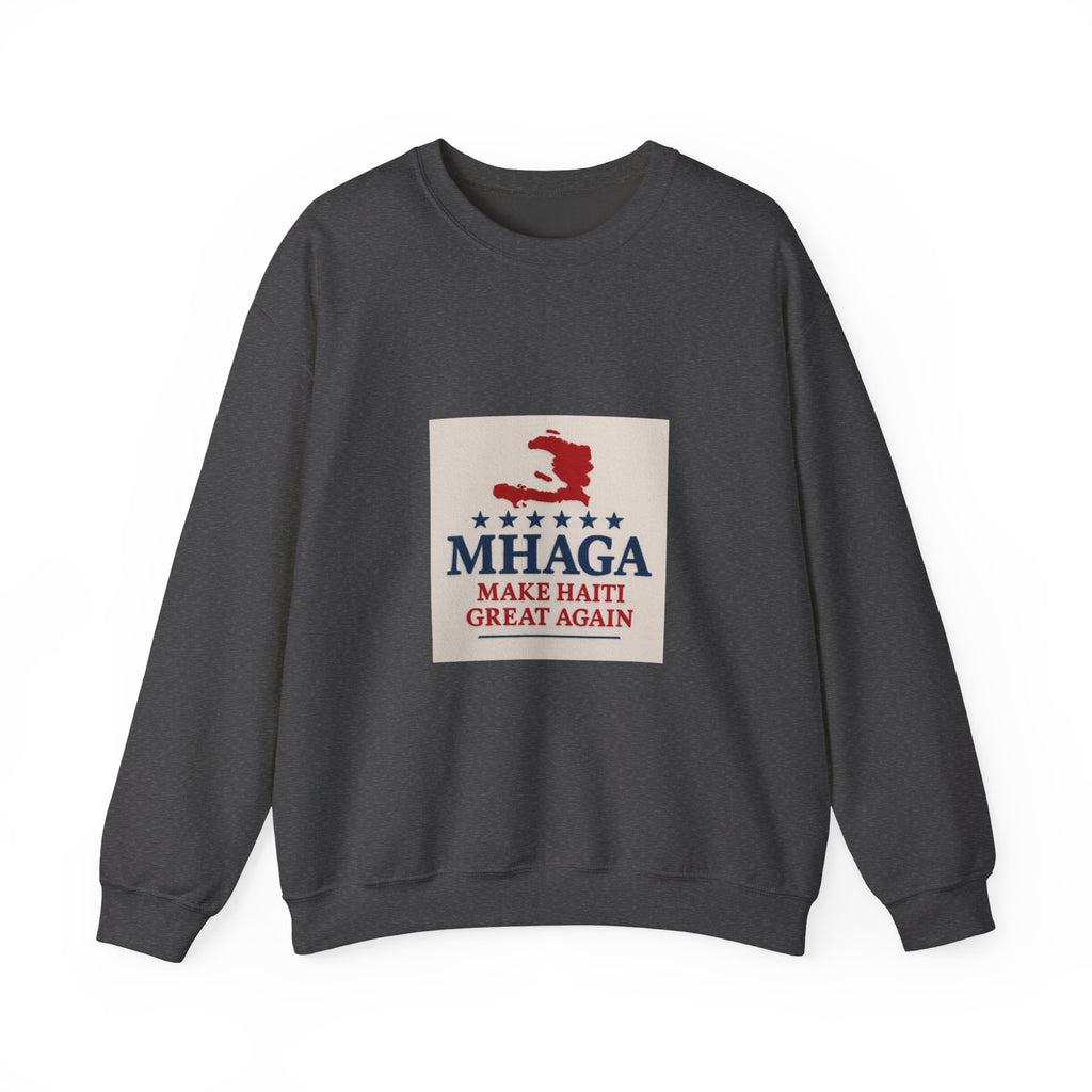 Haitian Pride Crewneck Sweatshirt, Cozy Unisex Pullover, Heritage Apparel, Perfect Gift, Casual Wear for All