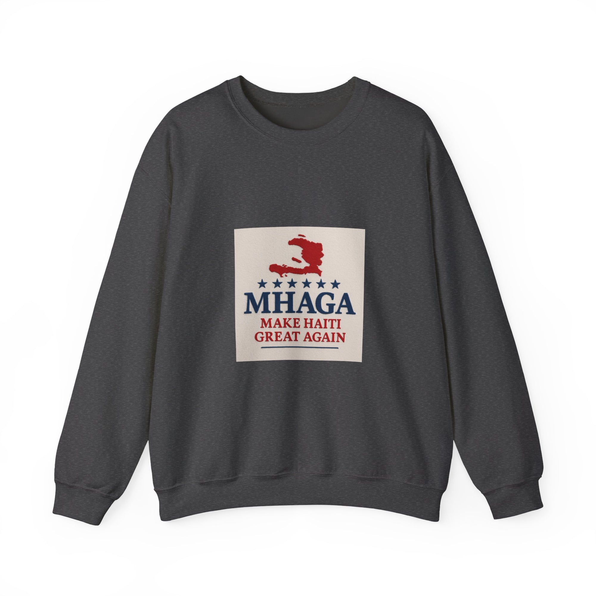 Haitian Pride Crewneck Sweatshirt, Cozy Unisex Pullover, Heritage Apparel, Perfect Gift, Casual Wear for All