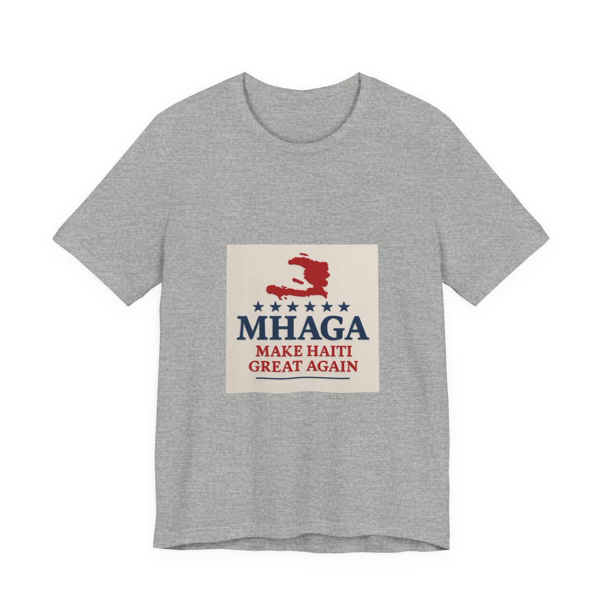 Patriotic Short Sleeve Tee, Unisex Jersey T-Shirt for Summer Celebrations, Haiti Pride, Casual Wear, Gift Idea for Holidays