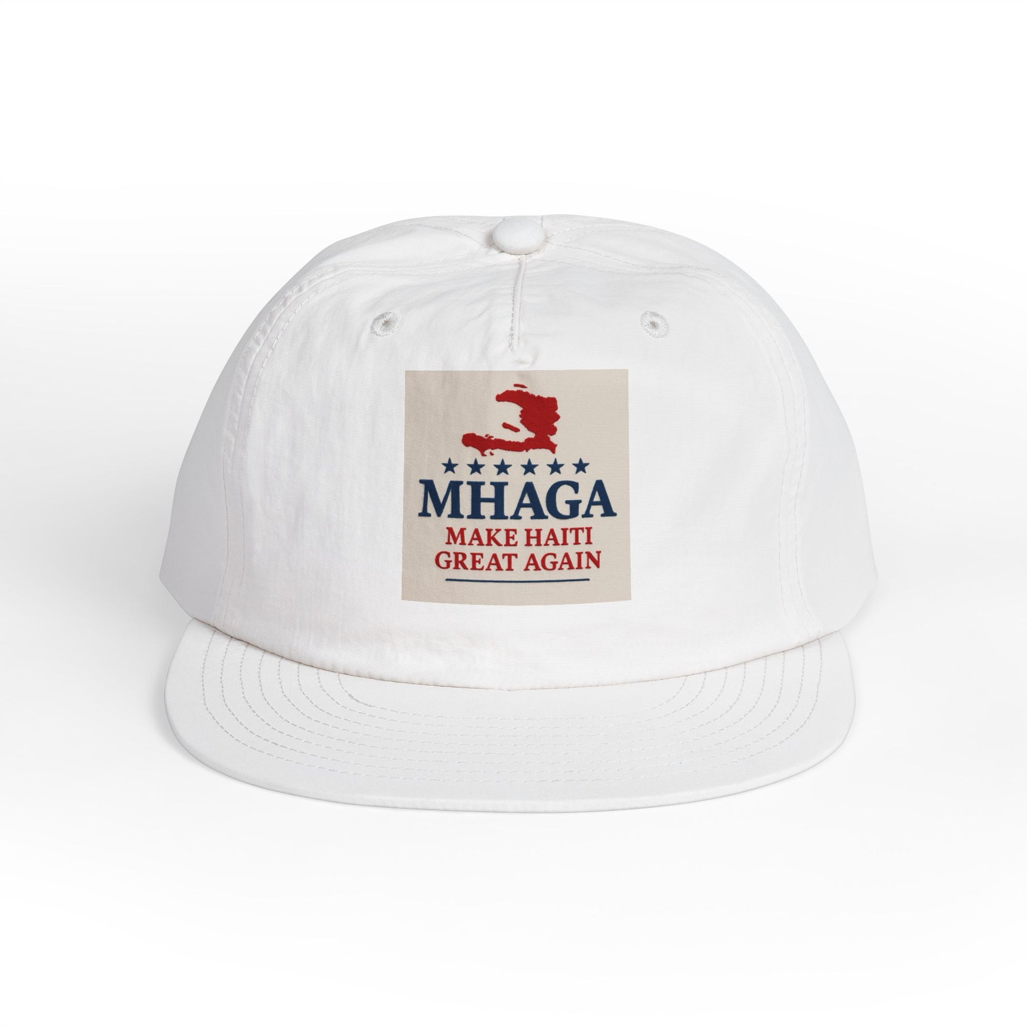 Surf Cap with 'MHAGA - Make Haiti Great Again' Design | Ideal for Beach Days, Casual Outings, Summer Festivals, Travel Adventures, Gift Idea