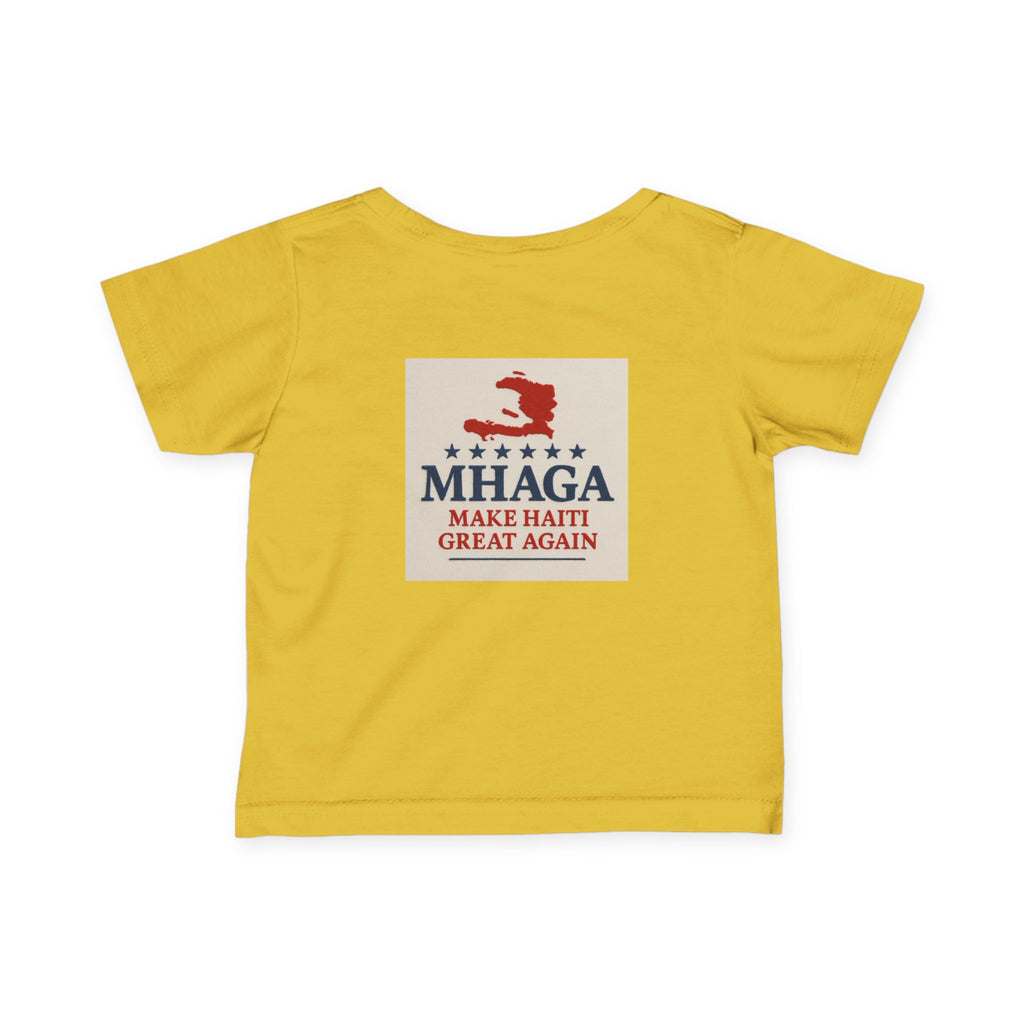 Infant Fine Jersey Tee with 'MHAGA' Design - Cute Baby T-Shirt, Toddler Apparel, Baby Shower Gift, Toddler Outfit, Gift for New Parents