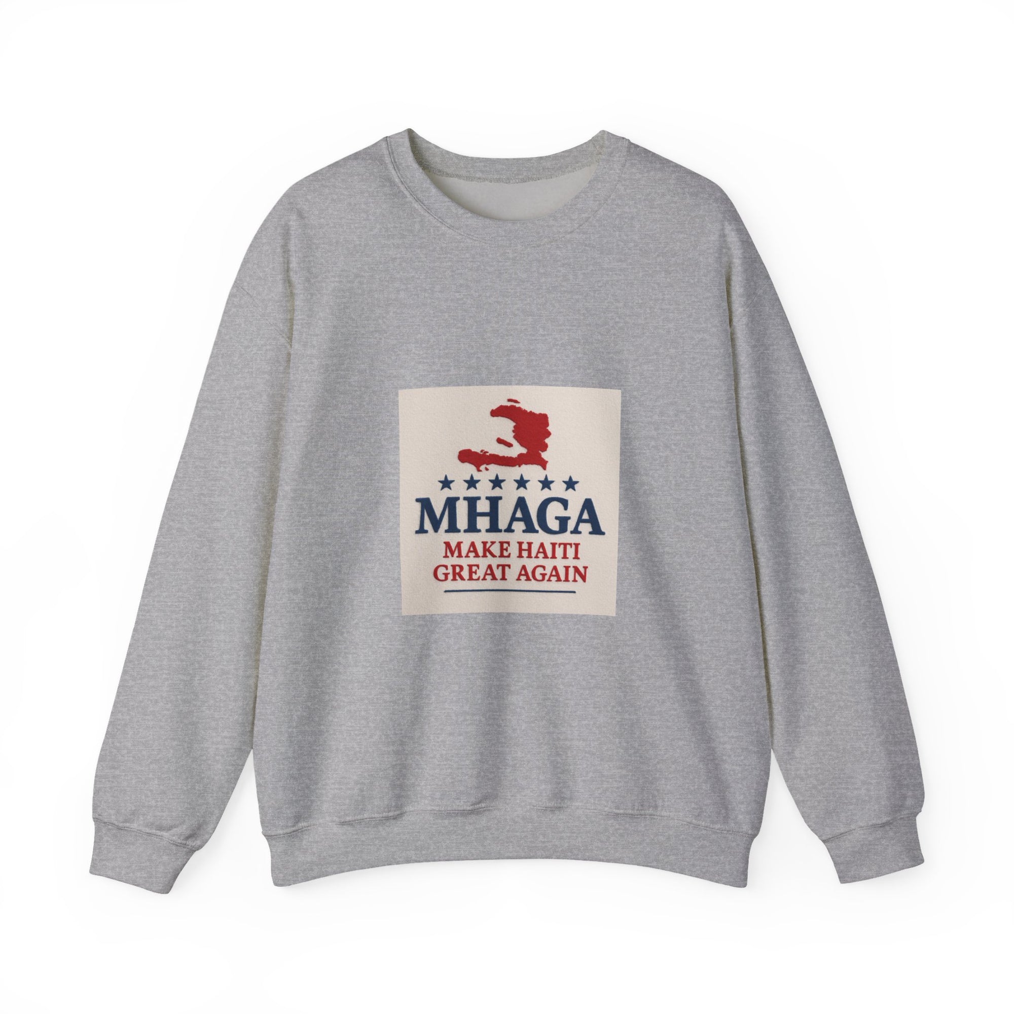 Haitian Pride Crewneck Sweatshirt, Cozy Unisex Pullover, Heritage Apparel, Perfect Gift, Casual Wear for All