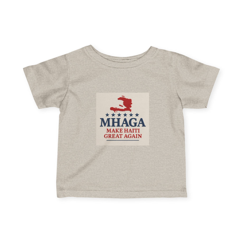 Infant Fine Jersey Tee with 'MHAGA' Design - Cute Baby T-Shirt, Toddler Apparel, Baby Shower Gift, Toddler Outfit, Gift for New Parents