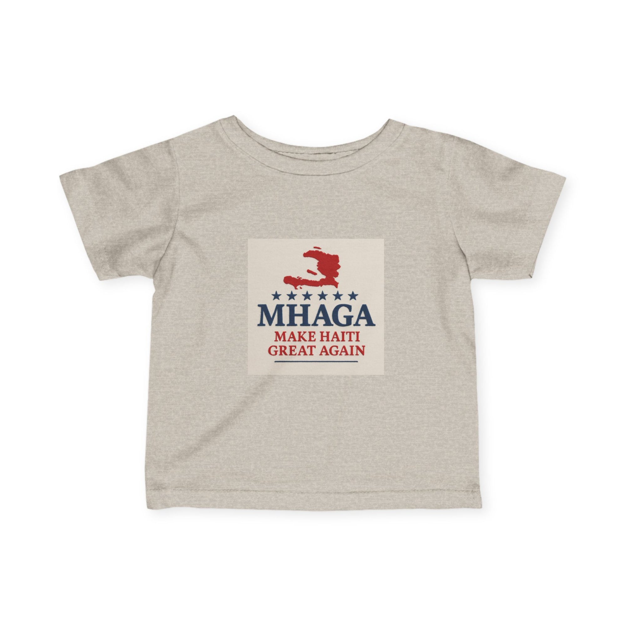 Infant Fine Jersey Tee with 'MHAGA' Design - Cute Baby T-Shirt, Toddler Apparel, Baby Shower Gift, Toddler Outfit, Gift for New Parents