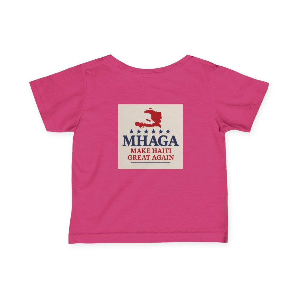 Infant Fine Jersey Tee with 'MHAGA' Design - Cute Baby T-Shirt, Toddler Apparel, Baby Shower Gift, Toddler Outfit, Gift for New Parents