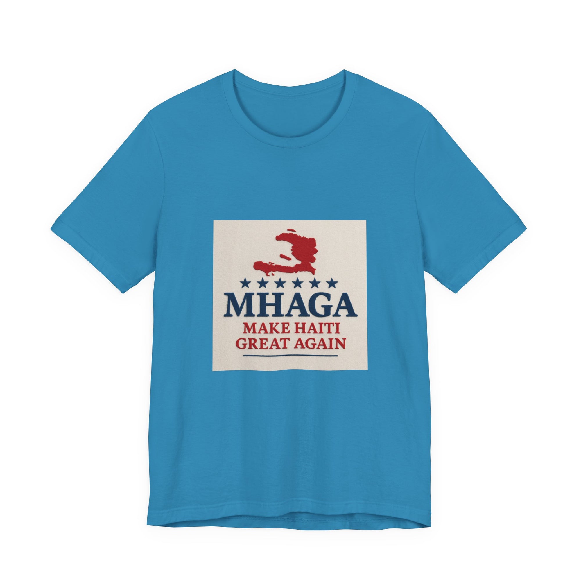 Unisex Jersey Short Sleeve Tee – MHAGA Make Haiti Great Again Shirt, Casual Wear, Gift for Activists, Festival Apparel, Travel Tee
