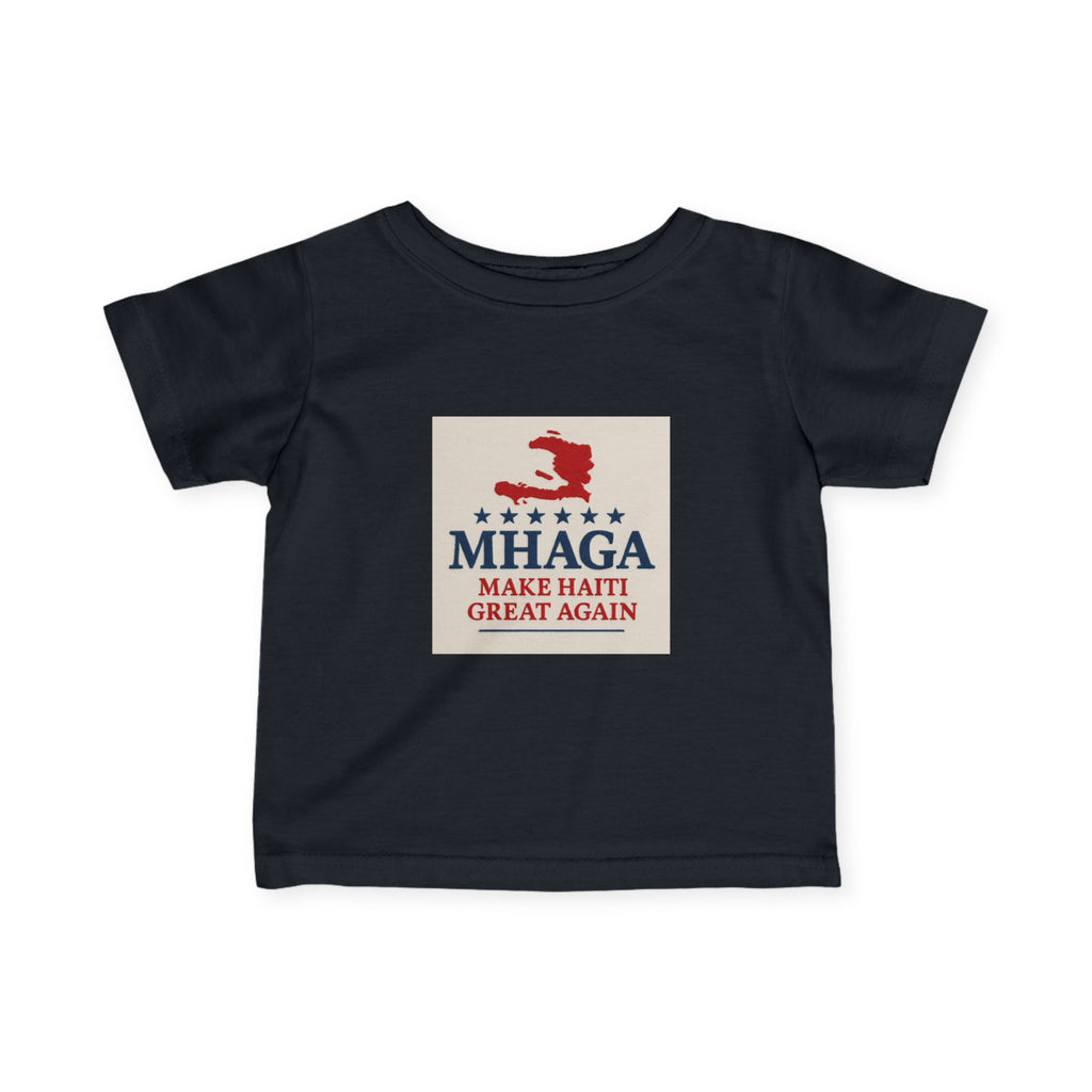 Infant Political Statement Tee, Baby Shirt, Toddler Gift, Make Haiti Great Again, Cute Baby Outfit