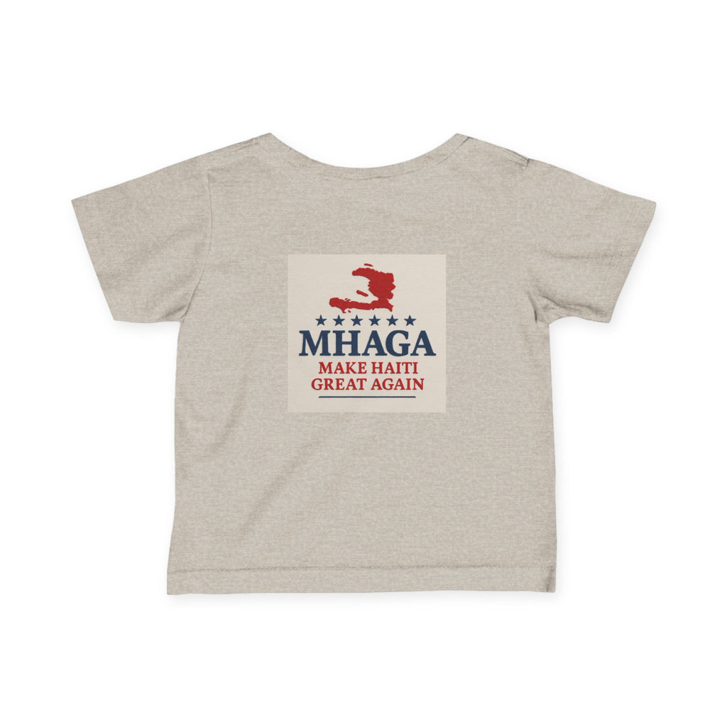 Infant Fine Jersey Tee with 'MHAGA' Design - Cute Baby T-Shirt, Toddler Apparel, Baby Shower Gift, Toddler Outfit, Gift for New Parents