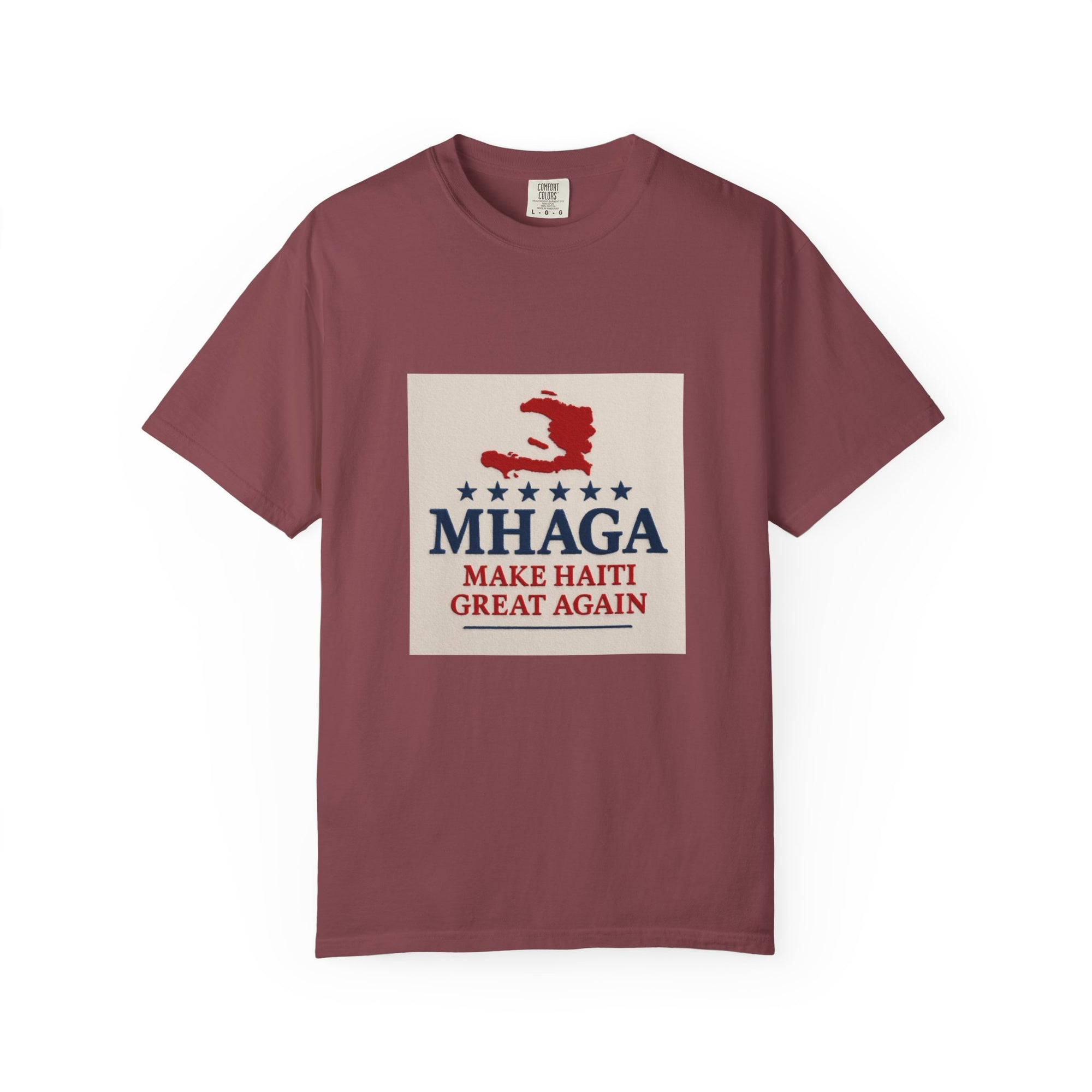 Unisex Garment-Dyed T-shirt: Make Haiti Great Again, Casual Tee, Cultural Pride Shirt, Gift for Activists, Haiti Heritage Apparel