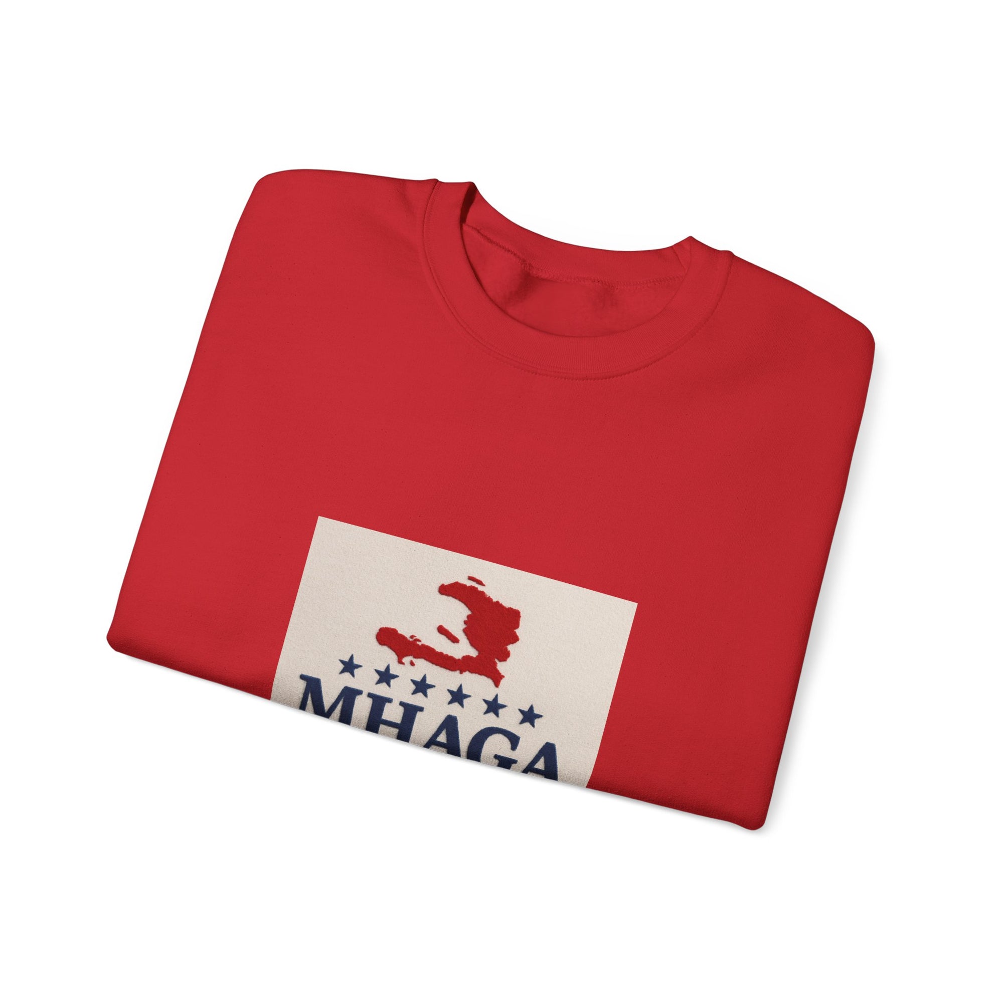 Haitian Pride Crewneck Sweatshirt, Cozy Unisex Pullover, Heritage Apparel, Perfect Gift, Casual Wear for All
