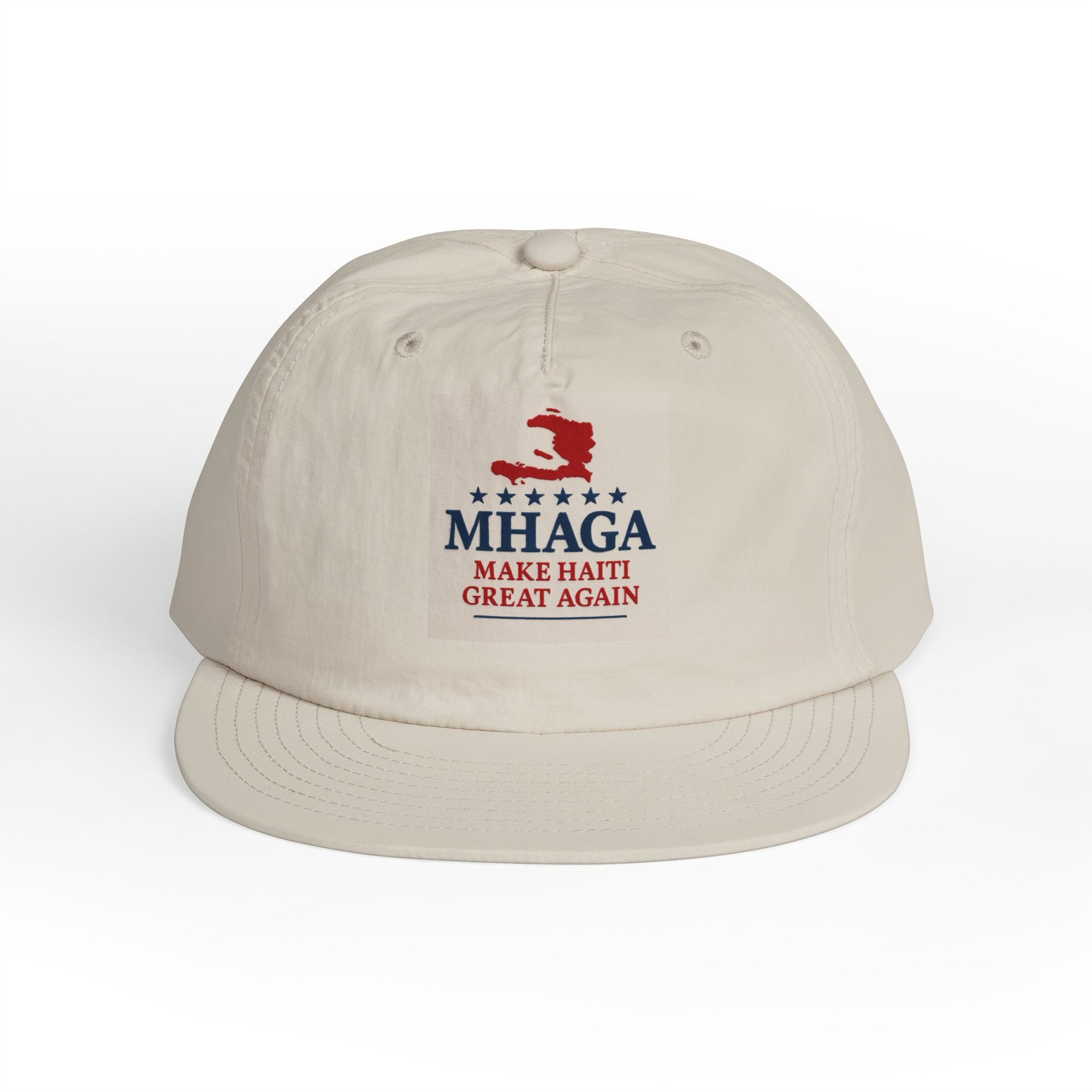 Surf Cap with 'MHAGA - Make Haiti Great Again' Design | Ideal for Beach Days, Casual Outings, Summer Festivals, Travel Adventures, Gift Idea