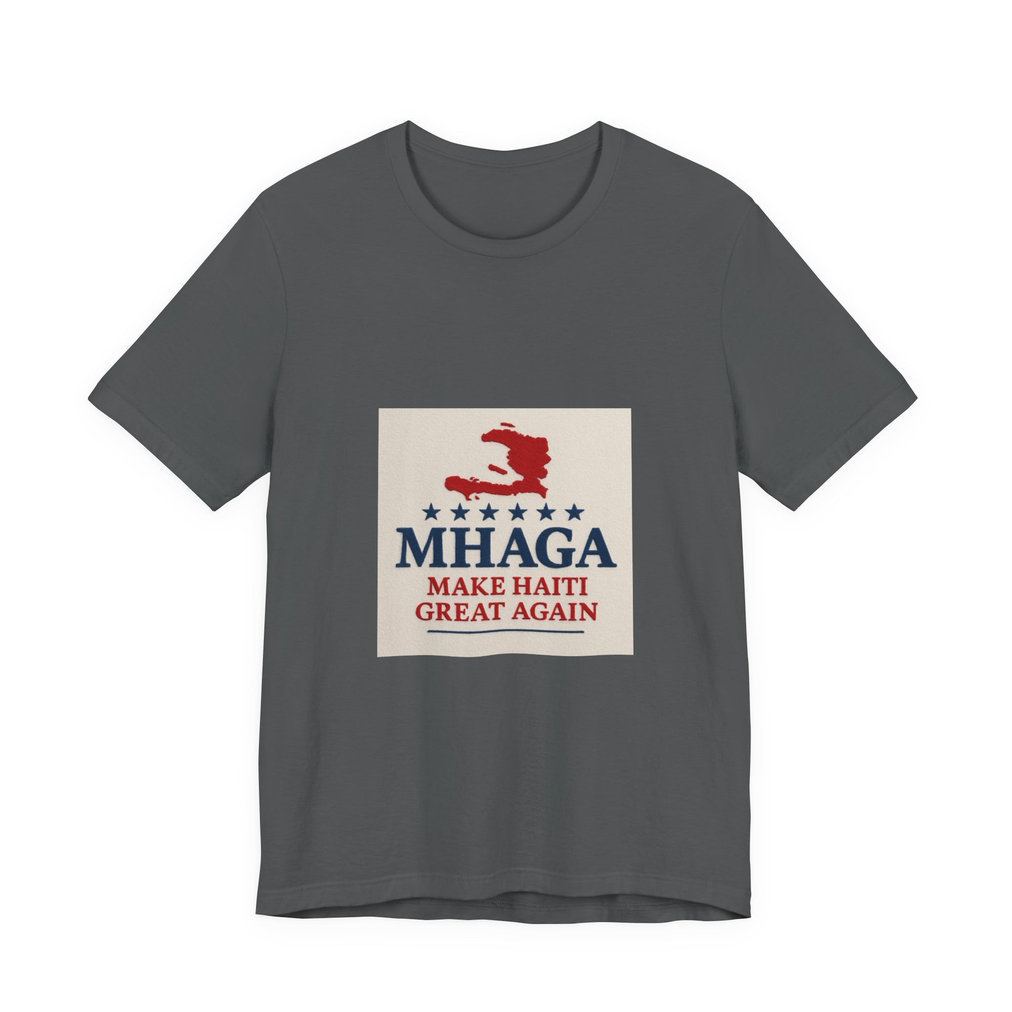Patriotic Short Sleeve Tee, Unisex Jersey T-Shirt for Summer Celebrations, Haiti Pride, Casual Wear, Gift Idea for Holidays