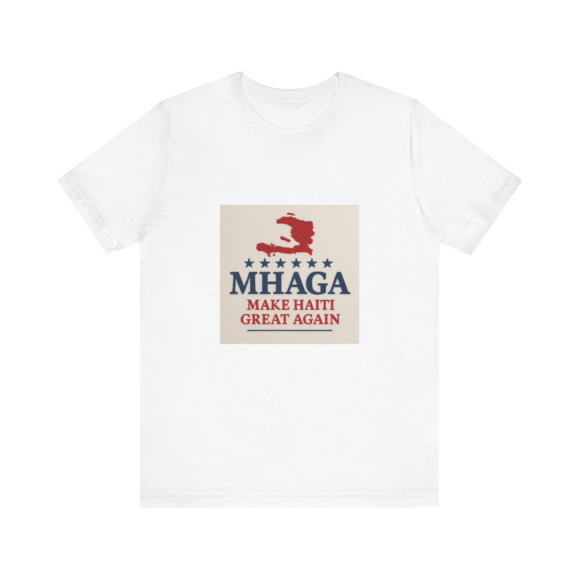 Unisex Jersey Short Sleeve Tee – MHAGA Make Haiti Great Again Shirt, Casual Wear, Gift for Activists, Festival Apparel, Travel Tee
