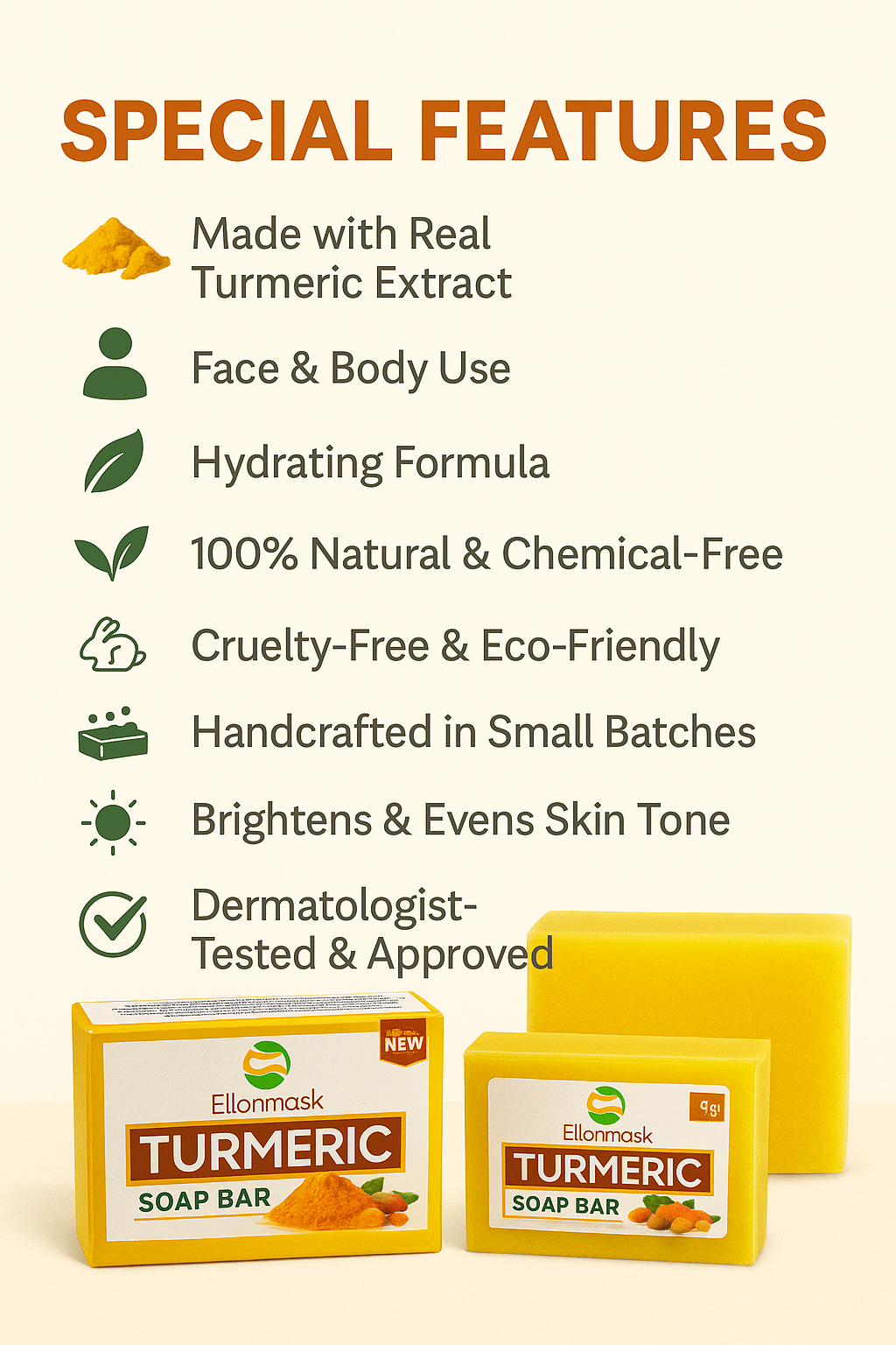 TURMERIC SOAP BAR